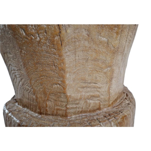 Vintage Rusitic Javanese Wooden Rice Pounder For Sale In Los Angeles - Image 6 of 6