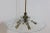 Brass and Glass Chandelier attributed to Pietro Chiesa, 1940s For Sale - Image 6 of 10