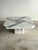 Vintage 1970s Italian Carrara & Bardiglio Marble Inlaid Coffee Table For Sale - Image 16 of 18