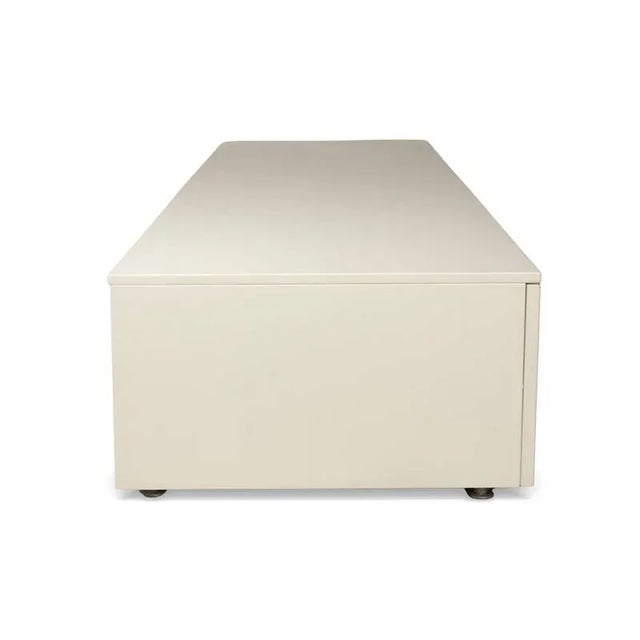 Lema Wooden Sideboard in White and Brown For Sale - Image 10 of 11