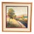 1970s Large Framed Landscape Painting by Artist R. A. Brandes MCM For Sale