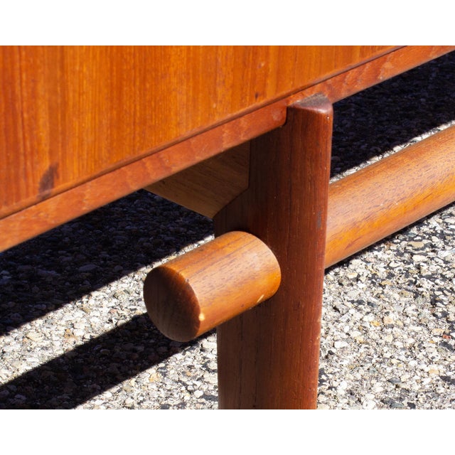 Brown Tove and Edvard Kindt-Larsen Ab Seffle Teak Credenza Sideboard For Sale - Image 8 of 11