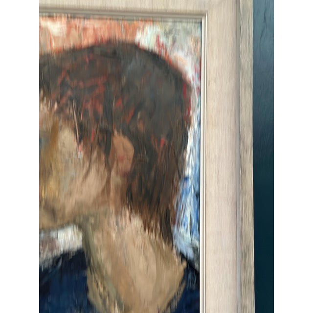 Mona Ridderstad‑Cedergren, Portrait, 1950s, Oil on Canvas, Framed For Sale - Image 6 of 12