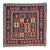 2020s Modern Square Kilim Handmade Multicolor Geometric Wool Rug For Sale