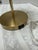 Metal Gold Metal Mushroom Desk Lamp With Textured Semi Precious Assortment of Stone Accents For Sale - Image 7 of 7