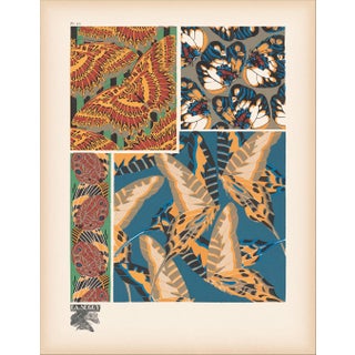 Papillons (Butterflies) Plate 19 Giclee Reproducion Art Print by Emile Allian Séguy For Sale