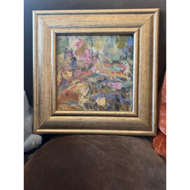 Contemporary Abstract Oil Painting, Framed For Sale In Houston - Image 6 of 8