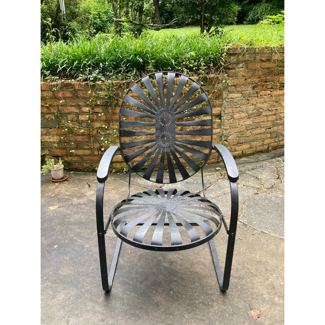 Francois Carre King Cantilever Rocking Chair For Sale In Atlanta - Image 6 of 7