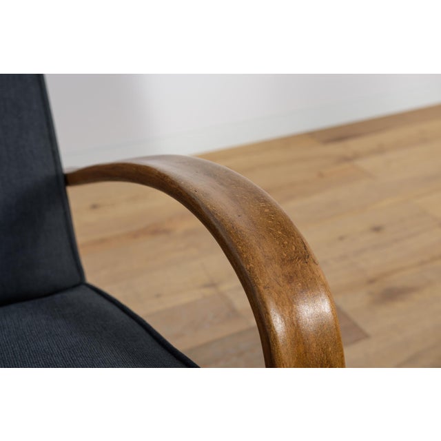 Model H-269 Lounge Chair by Jindřich Halabala for Up Závody, 1950s For Sale - Image 9 of 13