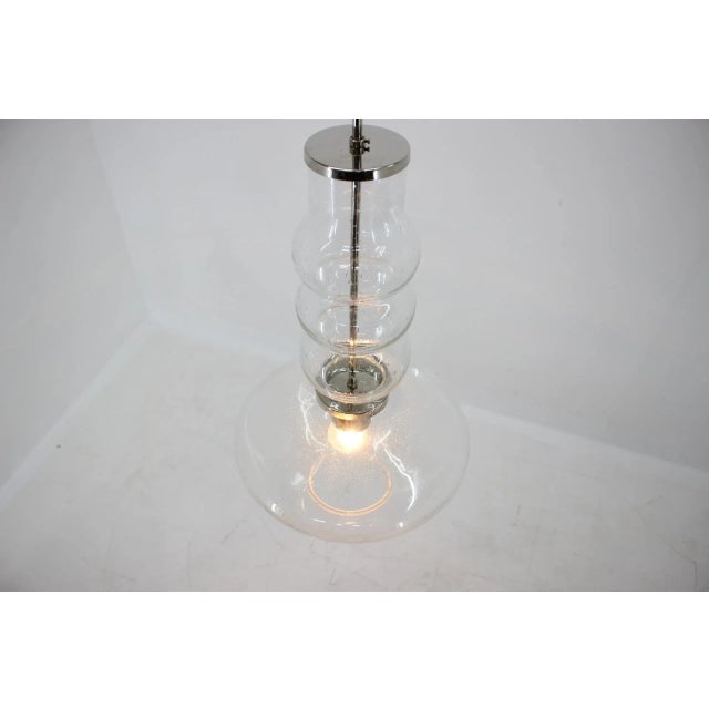 1960s Large Mid-Century Handmade Glass Pendants, 1960s, Set of 2 For Sale - Image 5 of 8