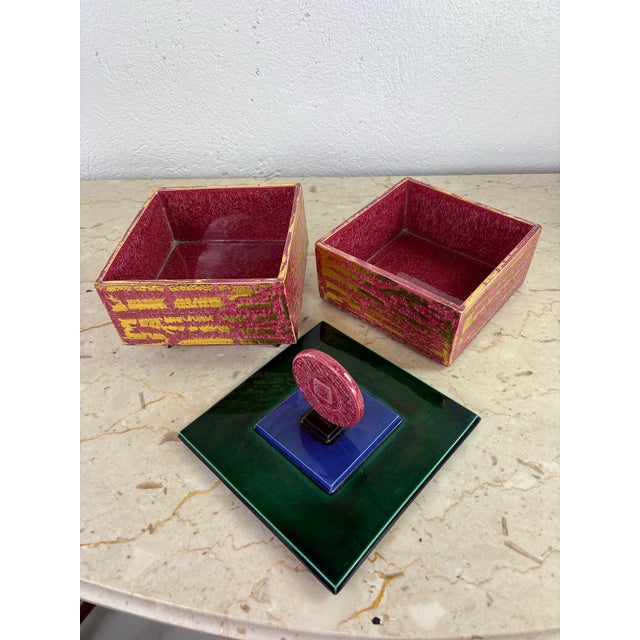 Japanese Late 20th Century Modernist Japanese Pottery Box For Sale - Image 3 of 9