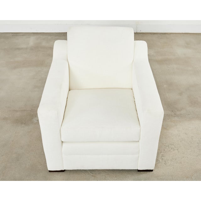 Ralph Lauren Ralph Lauren Italian Upholstered Raymond Club Chair For Sale - Image 4 of 18