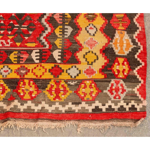 Turkish Kilim Flatweave Rug, 6' X 3' 5" For Sale In New York - Image 6 of 8