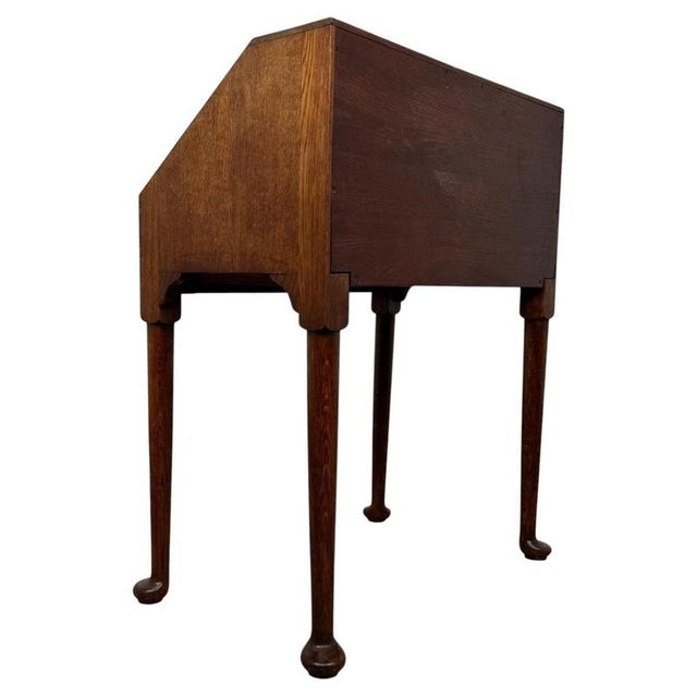 Antique 20th Century Golden Oak Bureau For Sale - Image 10 of 14