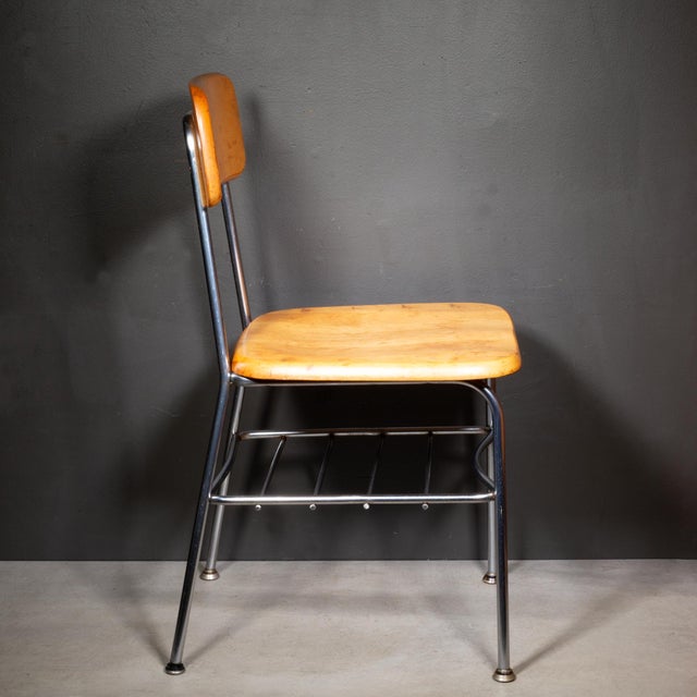 Mid 20th Century Kem Weber for Heywood Wakefield's Trimline Group Maple Desk Chair c.1950 For Sale - Image 5 of 7