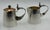 Silver 1970s Wolmar Castillo "Peacock" Creamer, Sugar Pot & Ladle W/ Malachite & Lapis Inlay For Sale - Image 8 of 18