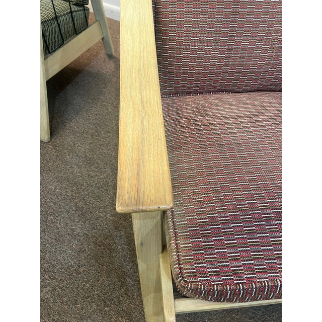 Wood Mid Century Modern MCM Fox Manufacturing Lounge Chair For Sale - Image 7 of 11