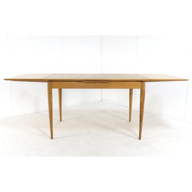 Wood Rectangular Extendable Dining Table Embsen For Sale - Image 7 of 16