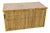 Wood and Bamboo Chest with Woven Storage Cover For Sale