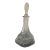 Vintage Cut Crystal Style Six-Sided Decanter With Original Stopper For Sale