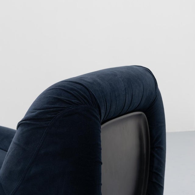 Blue Malu Lounge Chair by Diego Mattu for 1P Italy, 1970s For Sale - Image 8 of 18