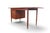 Scandinavian Modern Drop Leaf Desk With Movable Case in Teak For Sale - Image 11 of 16