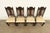 1920s Berkey & Gay Antique English Jacobean Carved Walnut Dining Chairs, Set of Four For Sale - Image 5 of 13
