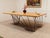 Mid-Century Modern Mid 20th Century Oak Dining Table With Sculptural Iron Base For Sale - Image 3 of 12