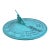 Vintage English Country Iron Verdigris Garden Sundial "Grow Old Along With Me" For Sale