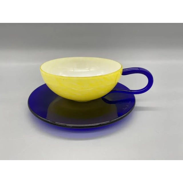 Italian Murano Glass Cup by Ivan Baj for Arcade For Sale - Image 7 of 7