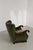 Green Danish Carved Lounge Chair in Green Velvet, 1920s For Sale - Image 8 of 18