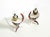 Mid-Century Modern Italian Hand-Painted Ceramic Table Lamps, 1950s, Set of 2 For Sale - Image 6 of 18