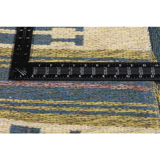 Textile Vintage Finnish Rollakan Rug, 05'03 X 07'11 For Sale - Image 7 of 10