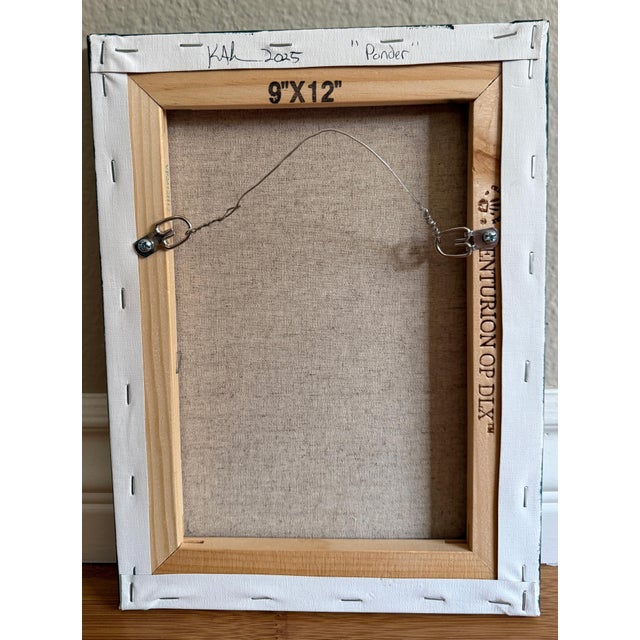 Textile Ponder - Oil on Linen by Kory Alexander For Sale - Image 7 of 7