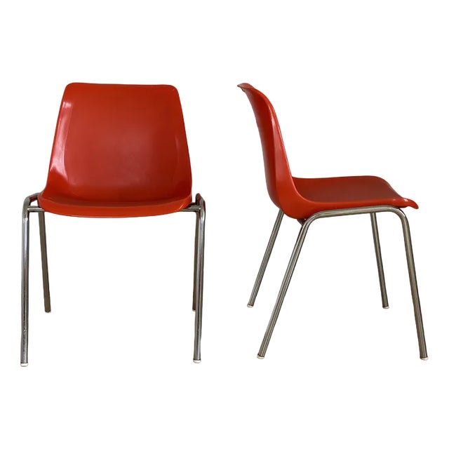 Stacking Desk Chair from Interstuhl, 1981 For Sale