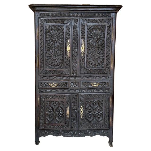 19th Century Cupboard or Cabinet, Walnut, Castillian Influence, Spain, Restored For Sale - Image 9 of 18