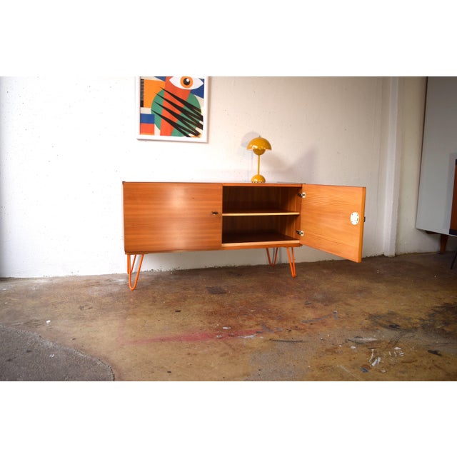 Mid-Century Modern Vintage Sideboard in Ash, 1960s For Sale - Image 3 of 8