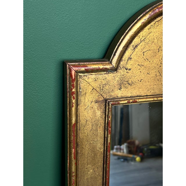 Late 20th Century Late 20th Century French Style Gilt-Wood Mirror For Sale - Image 5 of 11