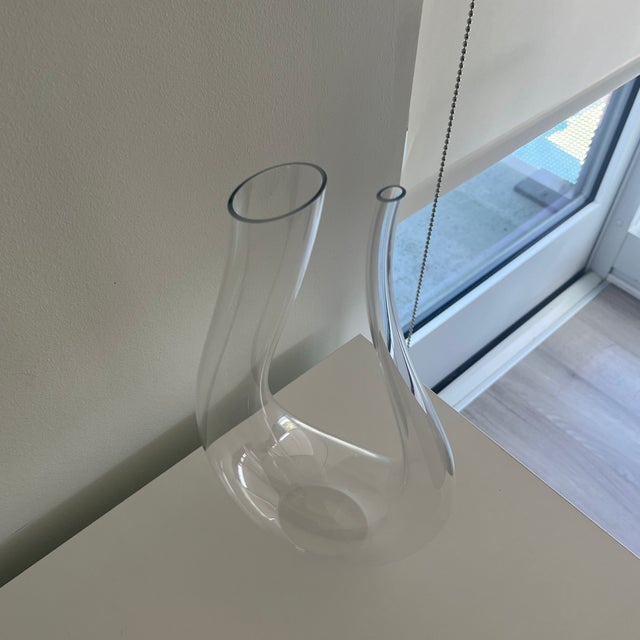 Vintage Riedel Amadeo Mouth-Blown Crystal Wine Decanter For Sale - Image 4 of 4