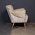 Beige Set of 20th Century Boudoir Shell-Back Chairs, 1950s For Sale - Image 8 of 14