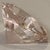 Late 20th Century Tiffany Style Faceted Pink Heart Paper Weight For Sale - Image 5 of 10