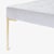 Astor Large Brass Tufted Ottoman in Sharkskin Velvet by Montage For Sale In New York - Image 6 of 8
