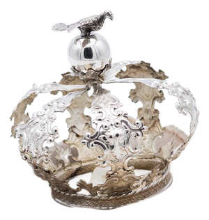 Cut-Out Silver Crown of the Holy Spirit
