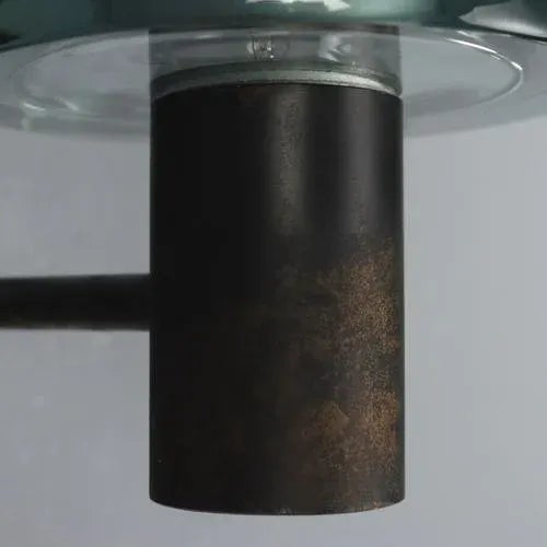 Black Glass Wall Lamp, 1960s For Sale - Image 8 of 10