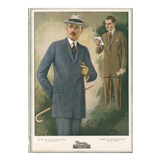 The Royal Tailors – Sack Suits – Vintage Men’s Fashion Plate For Sale