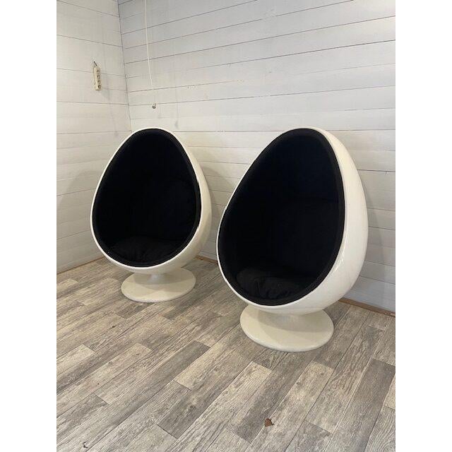 Vintage Egg Ovalia Armchair from Thor-Larsen, 1970s, Set of 2 For Sale - Image 16 of 17