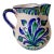 Spanish Fajalauza Majolica Hand Painted Large Creamer Pitcher For Sale