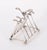 Antique 20th Century Sterling Silver Letter Toast Rack with Crossed Golf Clubs, 1890s For Sale - Image 10 of 12