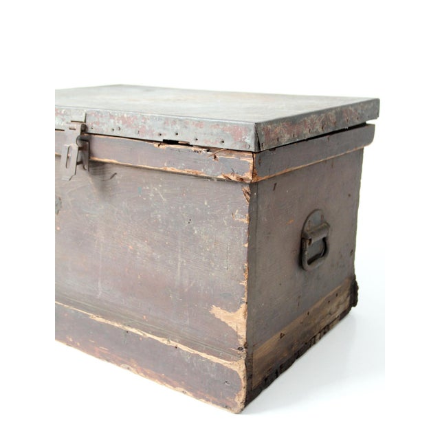 Antique Railroad Conductor Box For Sale - Image 6 of 18