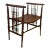 19th Century American Oak Bench With Bobbin Turned Sides and Shaped Seat. For Sale